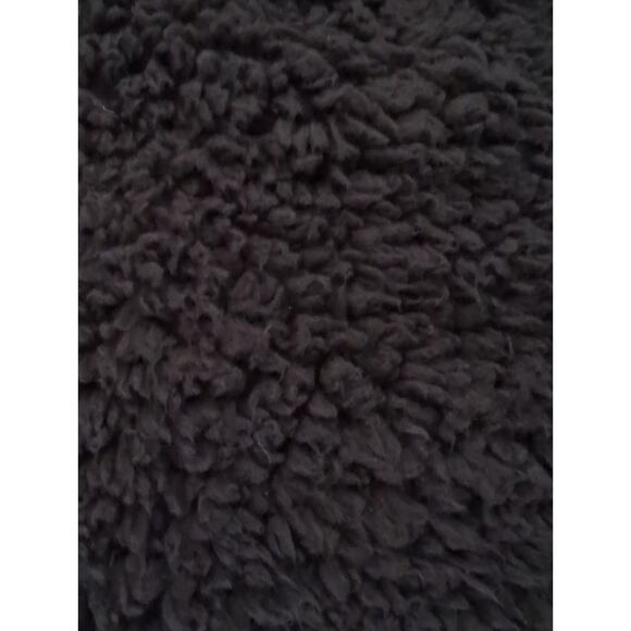 Original Weatherproof Black Hooded Full Zip Deep Pile Fleece Vest Womens Size XL - Picture 6 of 6